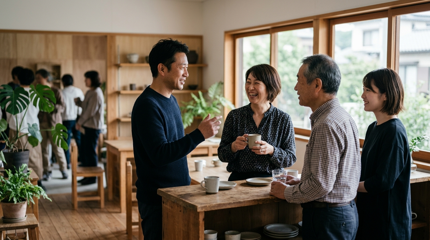 付き合う前の距離感を考えるイメージ