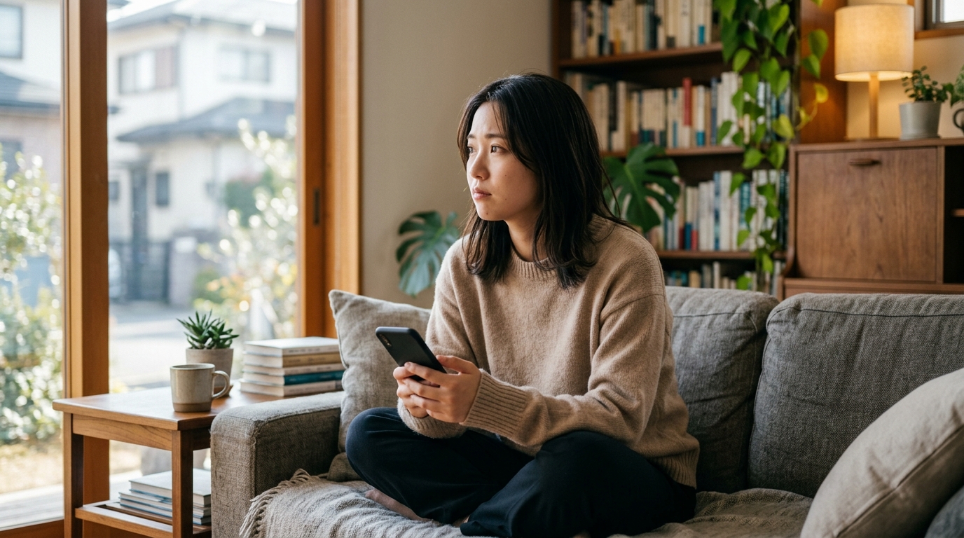 会う前の最終確認準備を表すイメージ画像