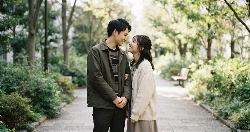 マッチングアプリ付き合ったあとキスの確認を表すイメージ画像