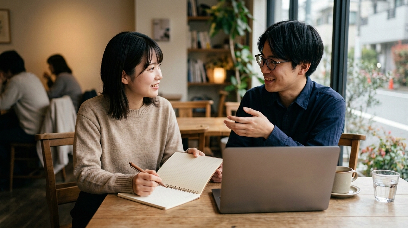 自然な出会いを考える場面を表すイメージ画像